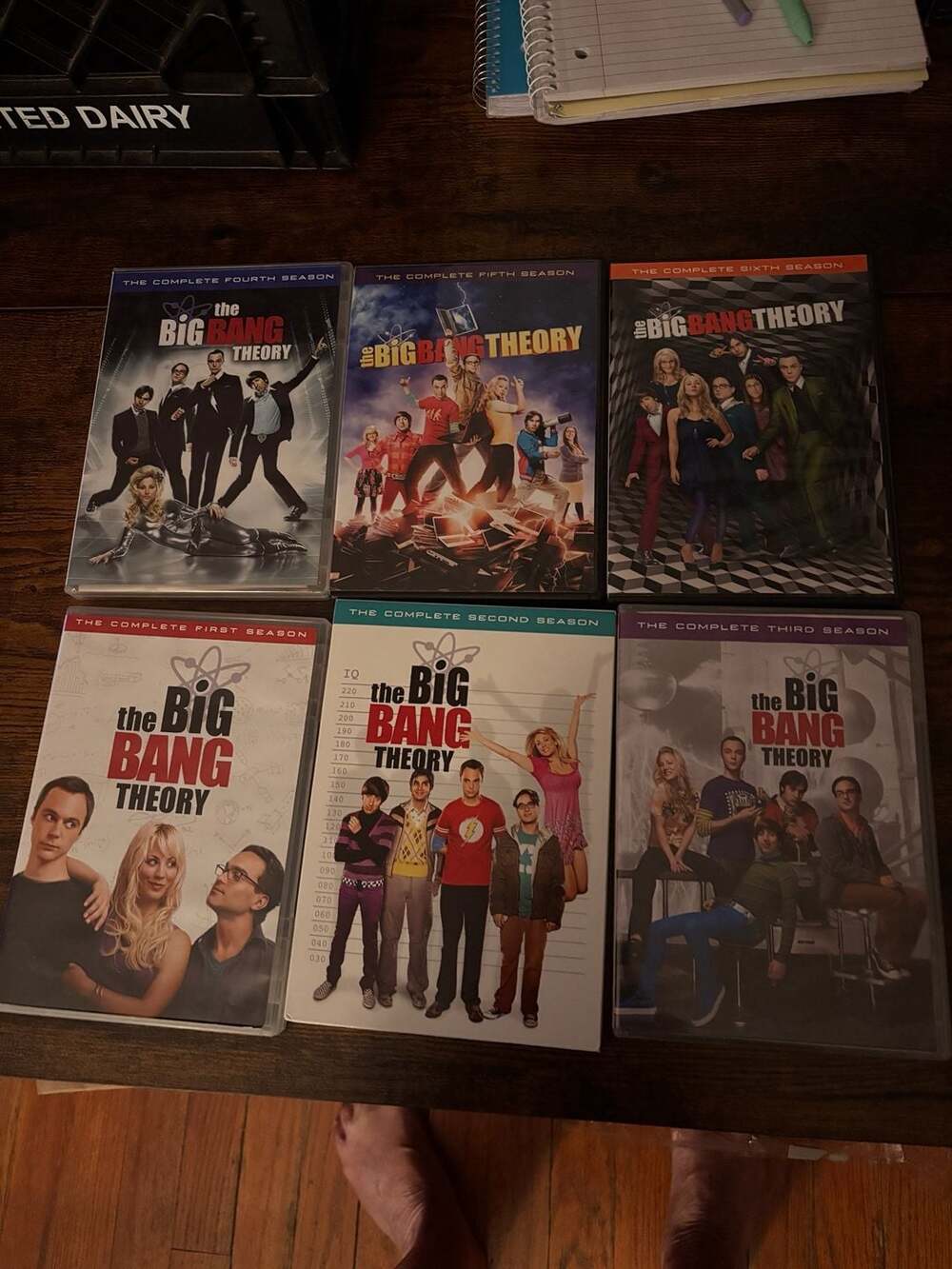 The Big Bang Theory Seasons 1-6 DVD Complete Set